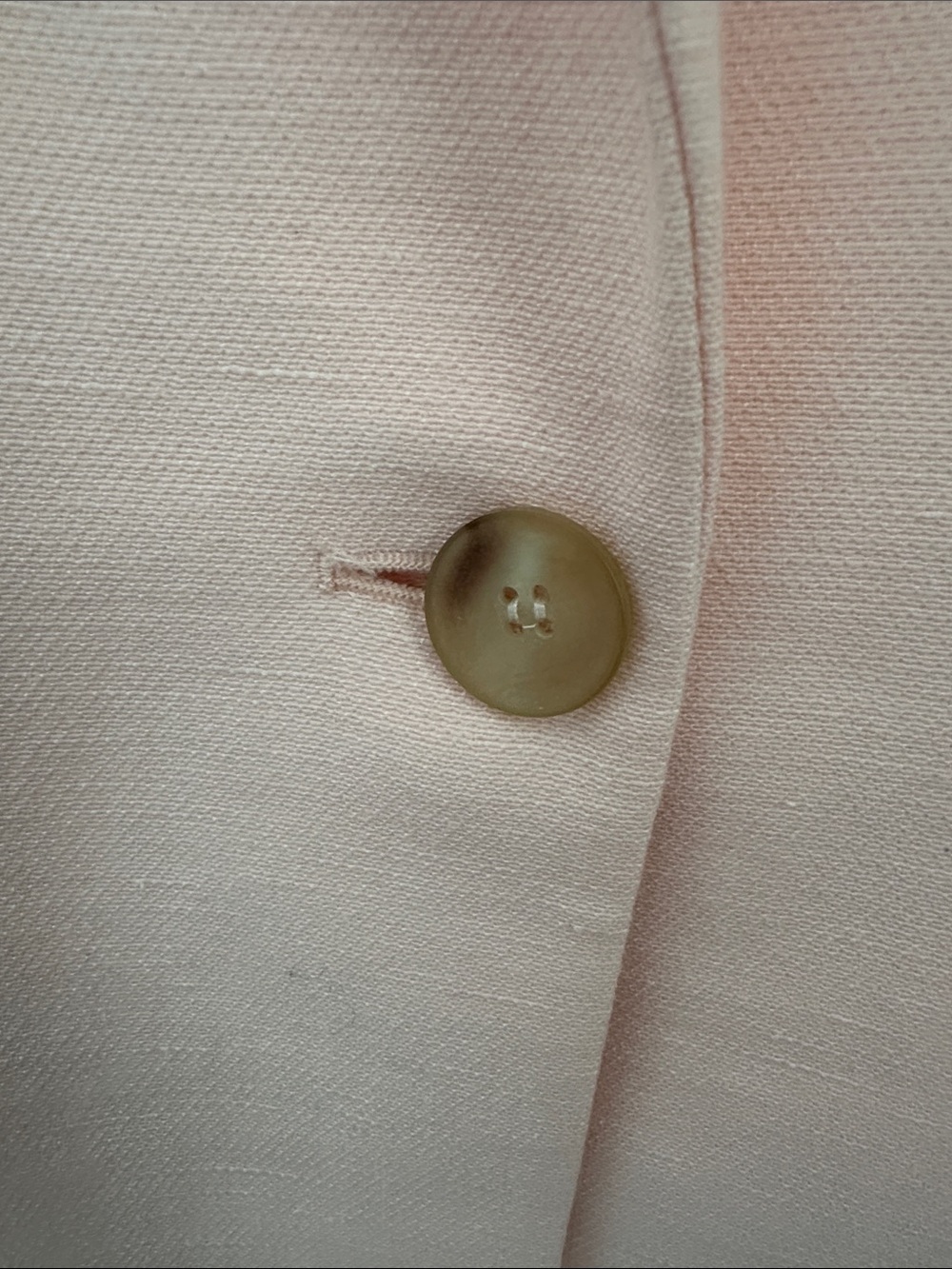 Zara Light Pink Single-Button Tailored Linen Blend Blazer - Picture 4 of 13